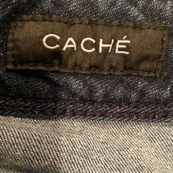 Cache Skinny Cropped Pants Size 8 - Picture 8 of 11